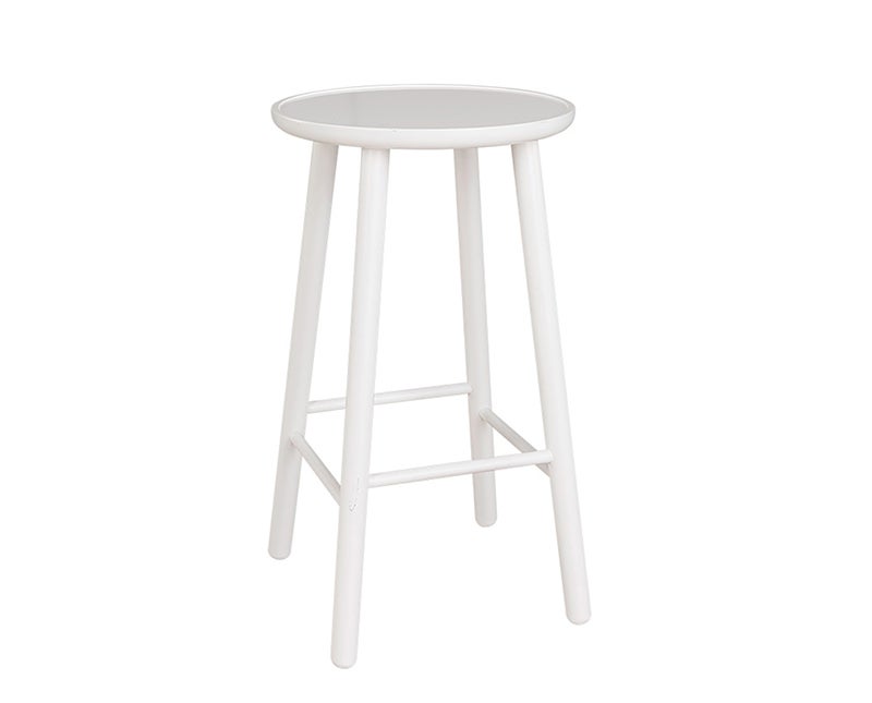 ZigZag Barpall 63 cm Vit