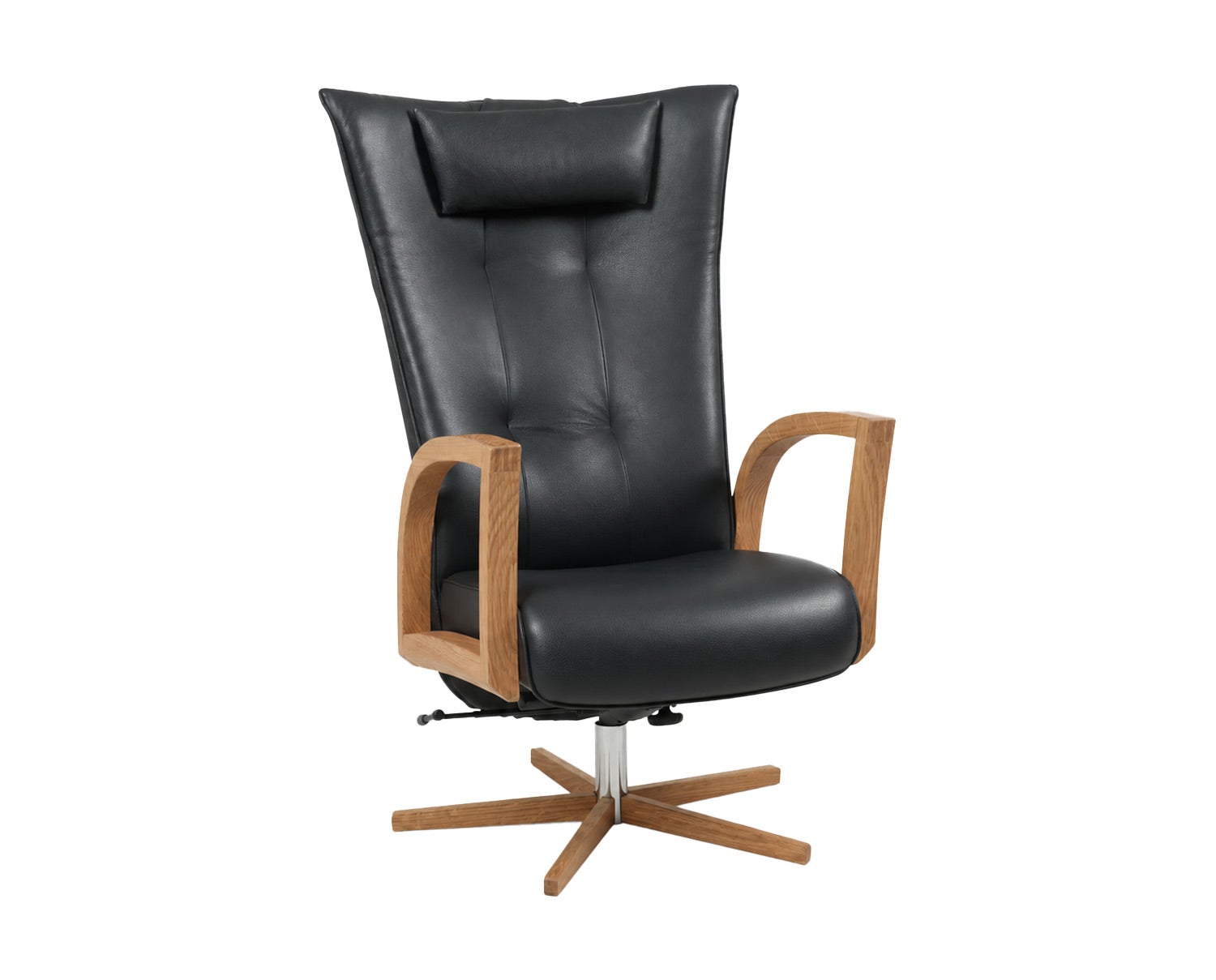 Broderna-Anderssons-Focus-Chair-Grand-Leather-Oiled-Oak-Swivel