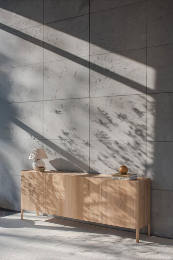 Gazzda-Dvor-Sideboard-White-Oiled-Oak-220x42-Lifestyle