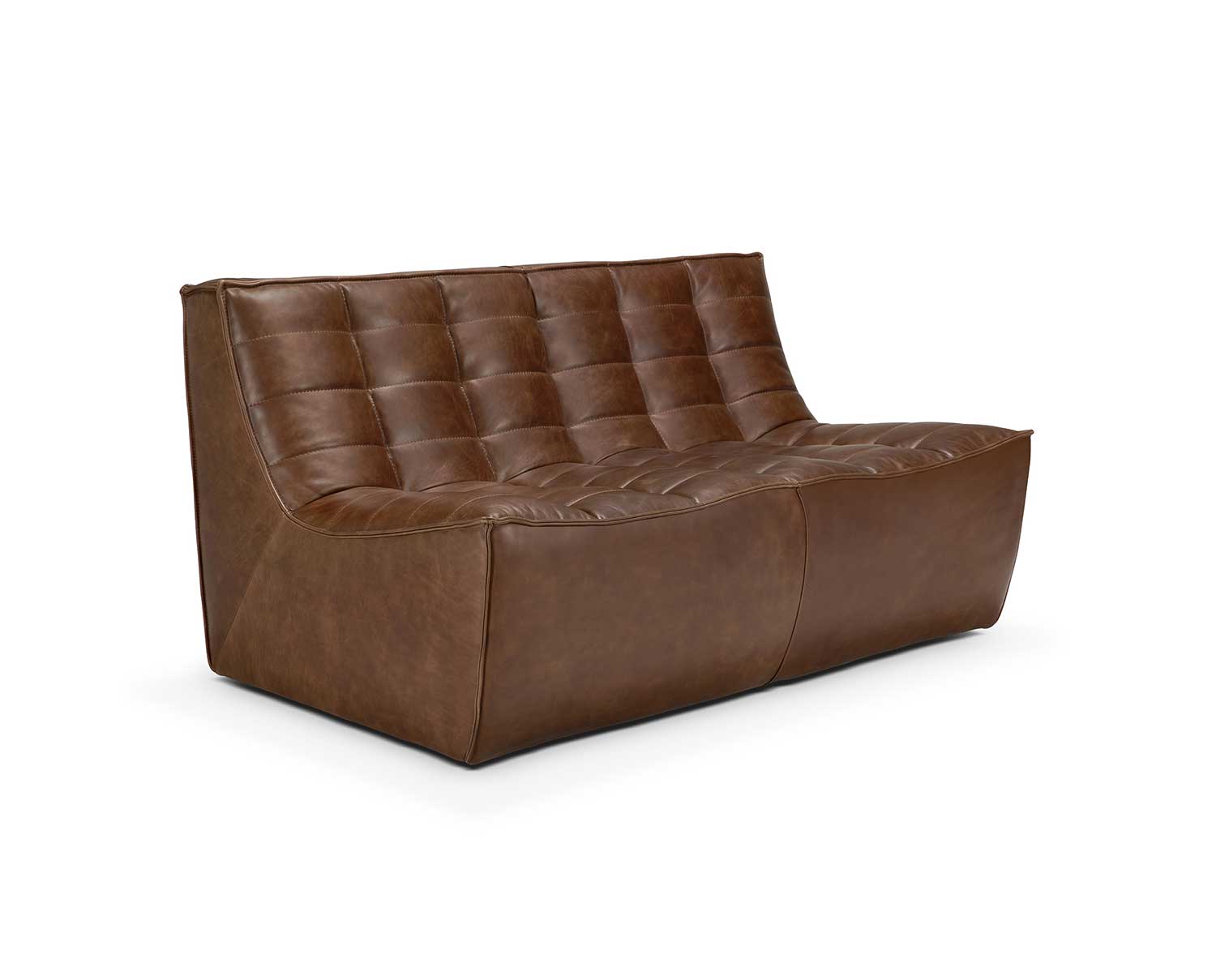 Ethnicraft-N701-Sofa-2S-Chestnut-Leather-1