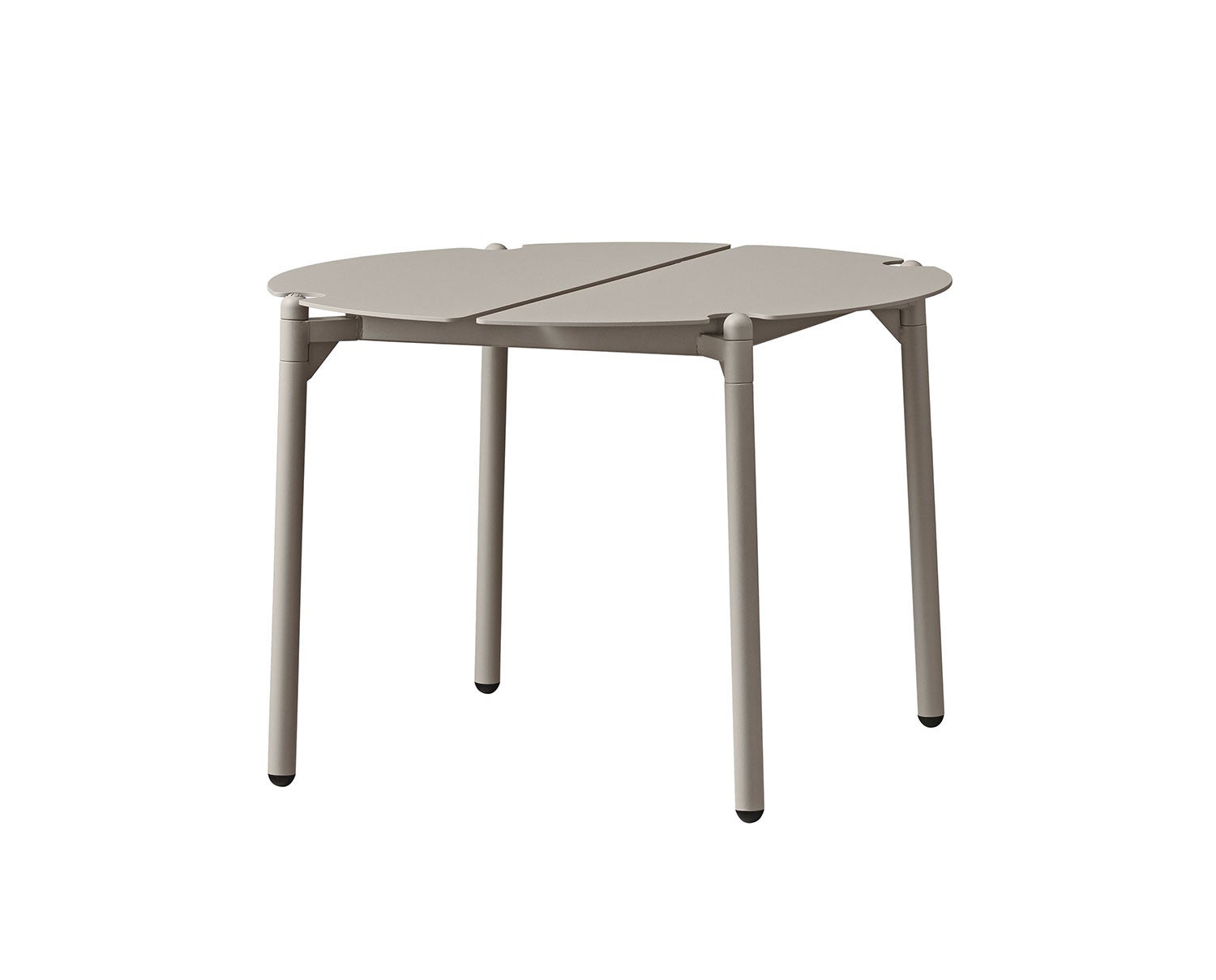 Novo Loungebord i diameter 50 i färgen Taupe