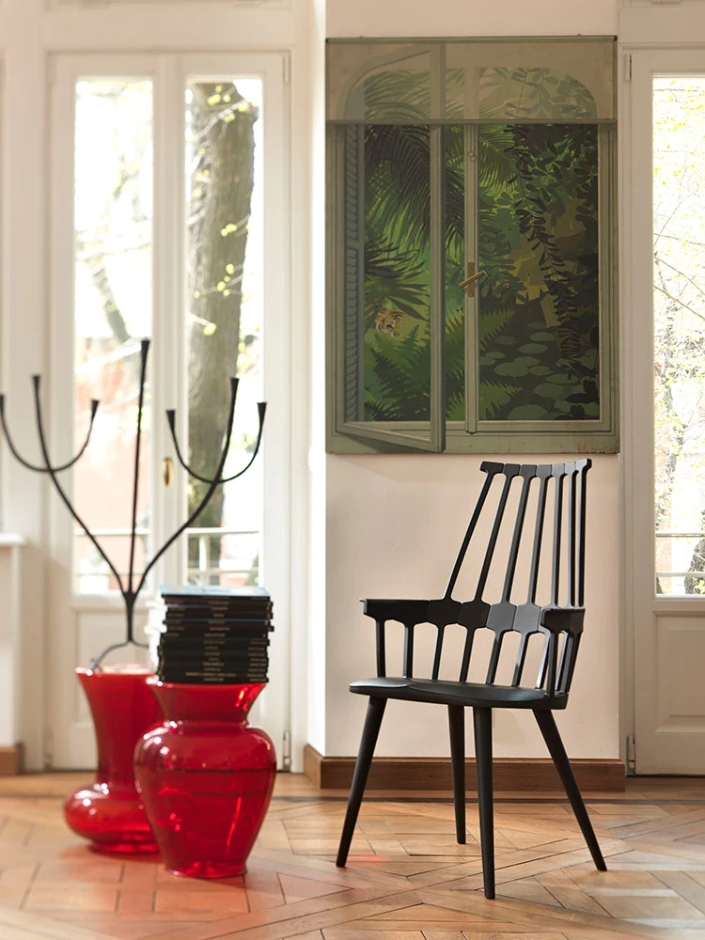 Comback Stol Svart, Kartell