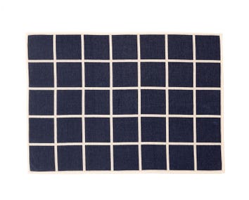 Criss Pläd i färgen Dark Blue