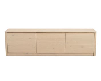 Melstone Sideboard i höjd 50 centimeter i vitpigmenterad ek