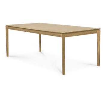 Bok Matbord 180x90 i lackad ek