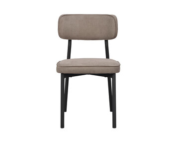 Paisley Stol Brunt Tyg Metall