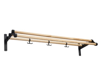 Nostalgi 291 Hatthylla | Björk/Aluminium | 100 centimeter