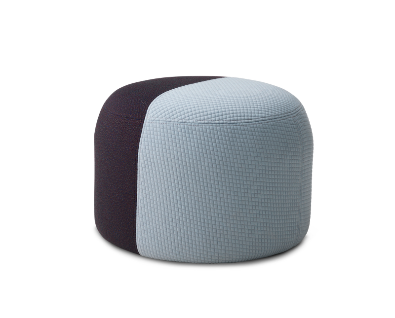 Dainty Puff Light blue / Eggplant
