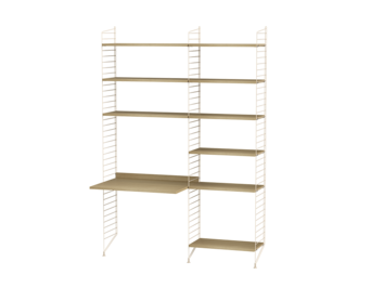 String kombination arbetsplats B Ek/ Beige