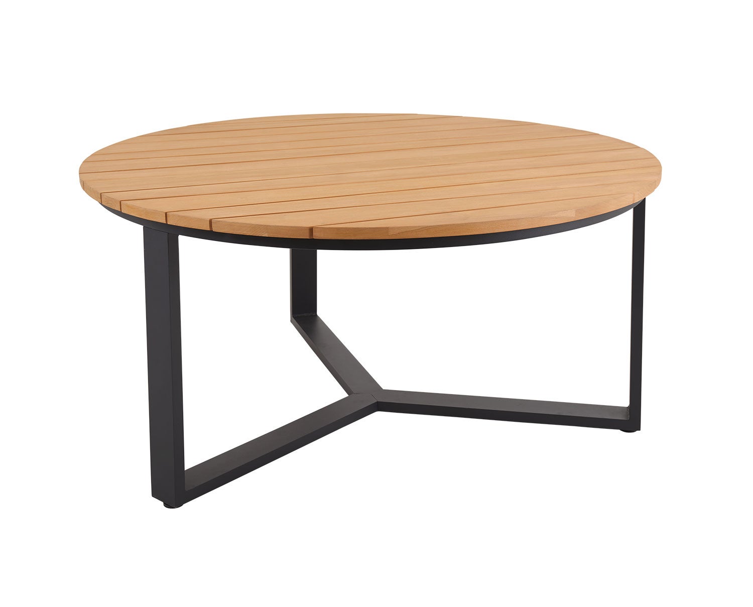 Laurion Matbord Ø150 Teak / Aluminium Brafab