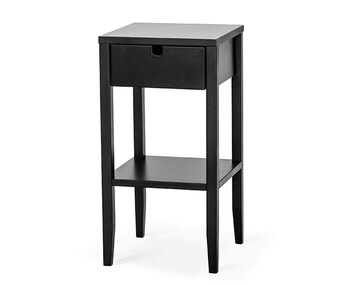 Klinte Sängbord Svartlack