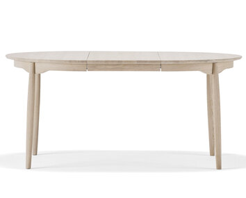 Carl matbord i ljus mattlackad ek, 115+1 ilägg | StolAB