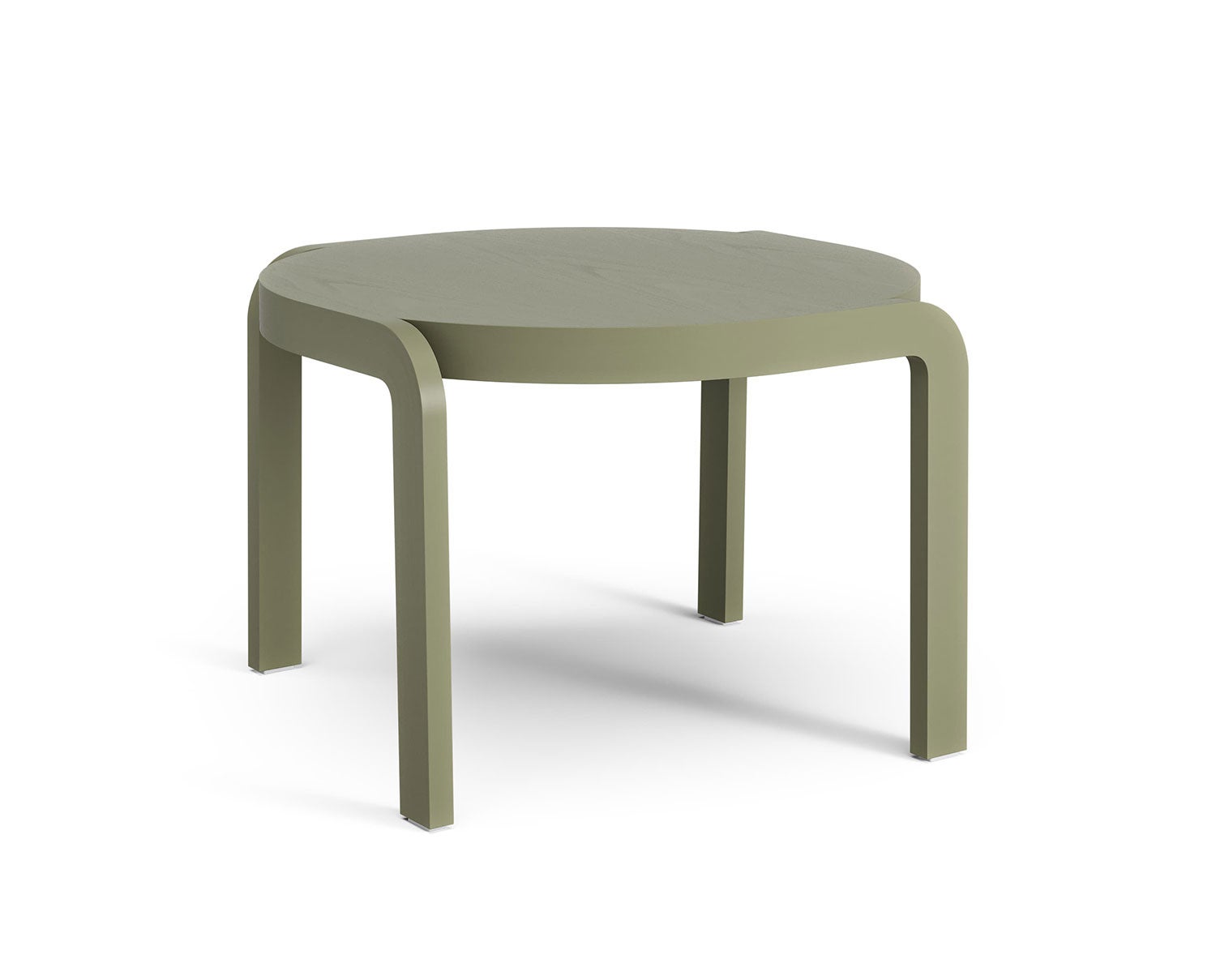 Swedese-Spin-Lounge-Table-D55-H38-Moss-Green-Ash