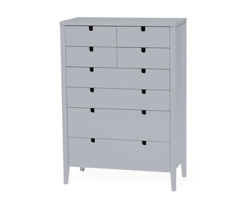 Klinte Byrå 4+4 lådor Grå