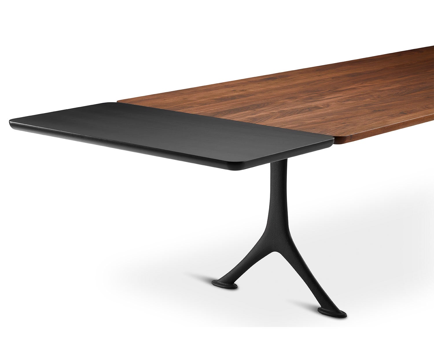 GM 3030 Thor matbord med tilläggsskiva svart MDF