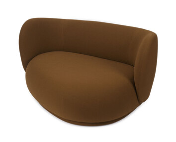 Rico Curve Soffa med sits åt höger i tyget Tonus Sugar Kelp