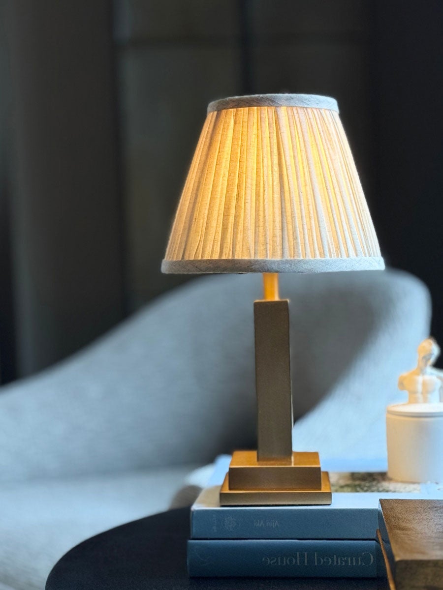 Chicago portable lamp gold from House of Firefly