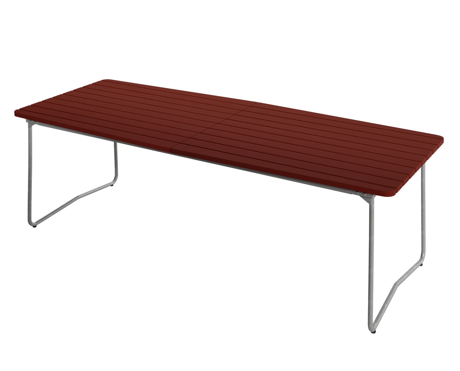 Grythyttan-Table-B31-230-Dark-Red-Oak-Hot-Dip-Galvanized