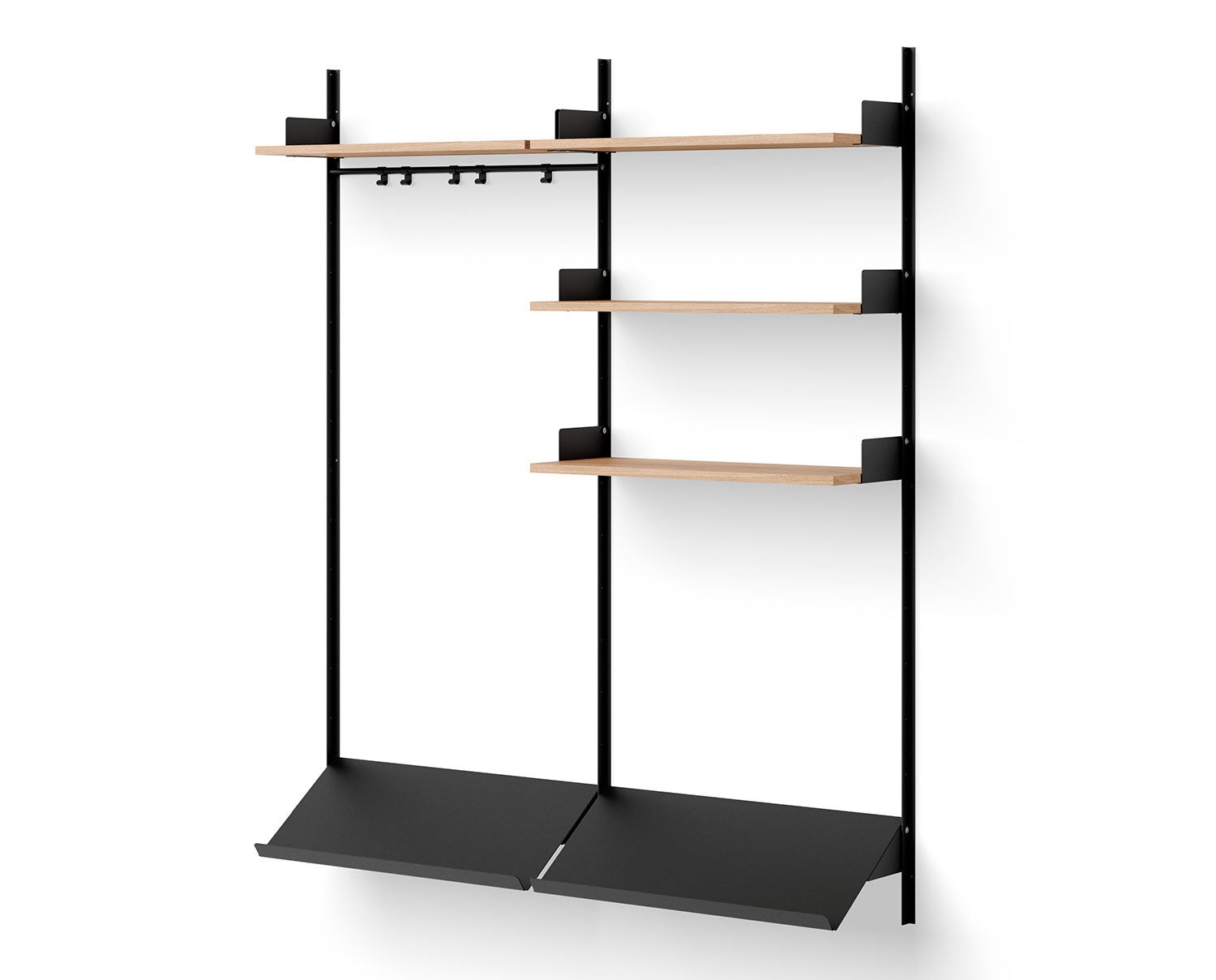 New_Works_Packshots_NW_Wardrobe_Shelf_3_Black_Oak
