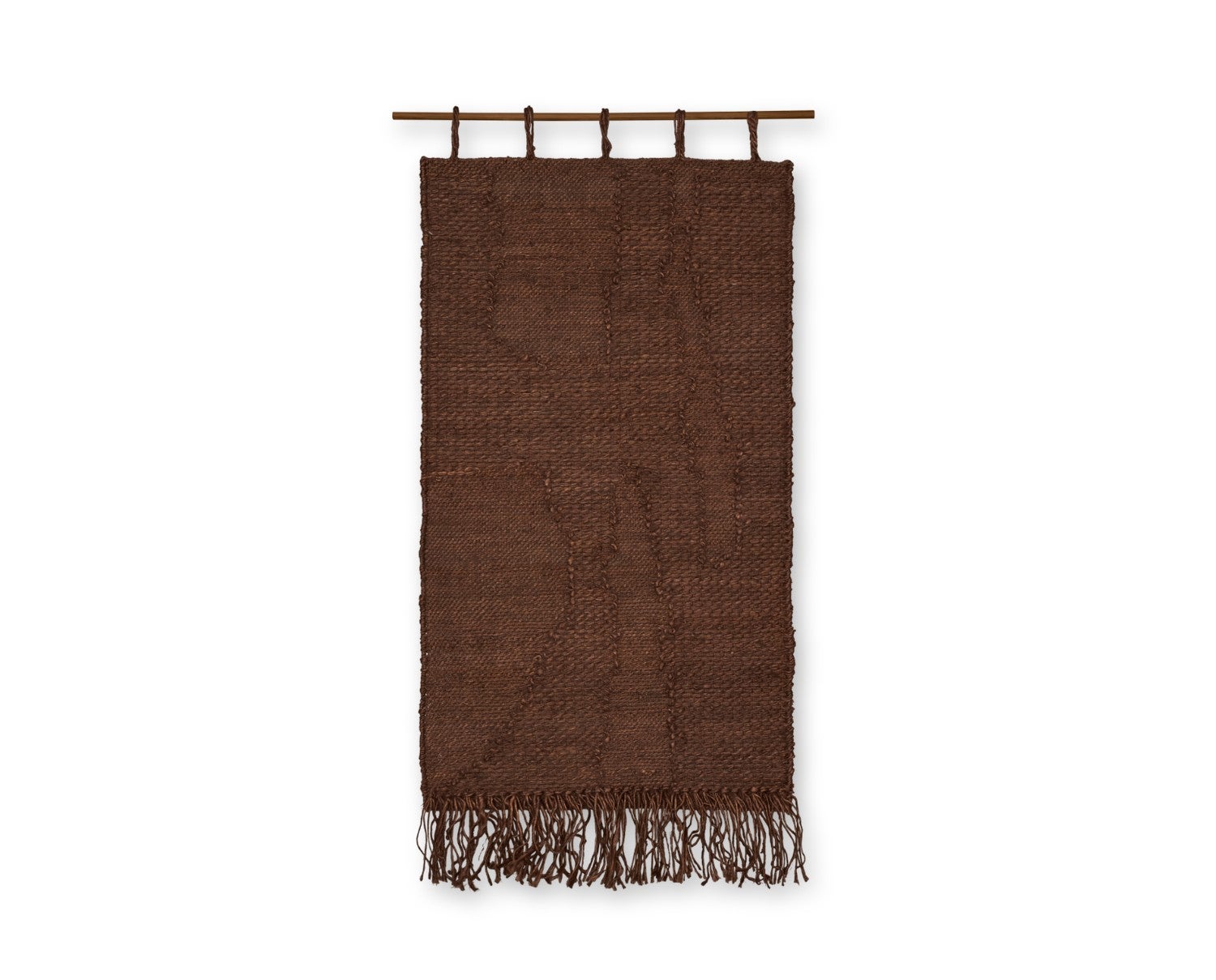 Ferm-Living-Harvest-Wall-Rug-50-x-100-Dark-Chocolate-1
