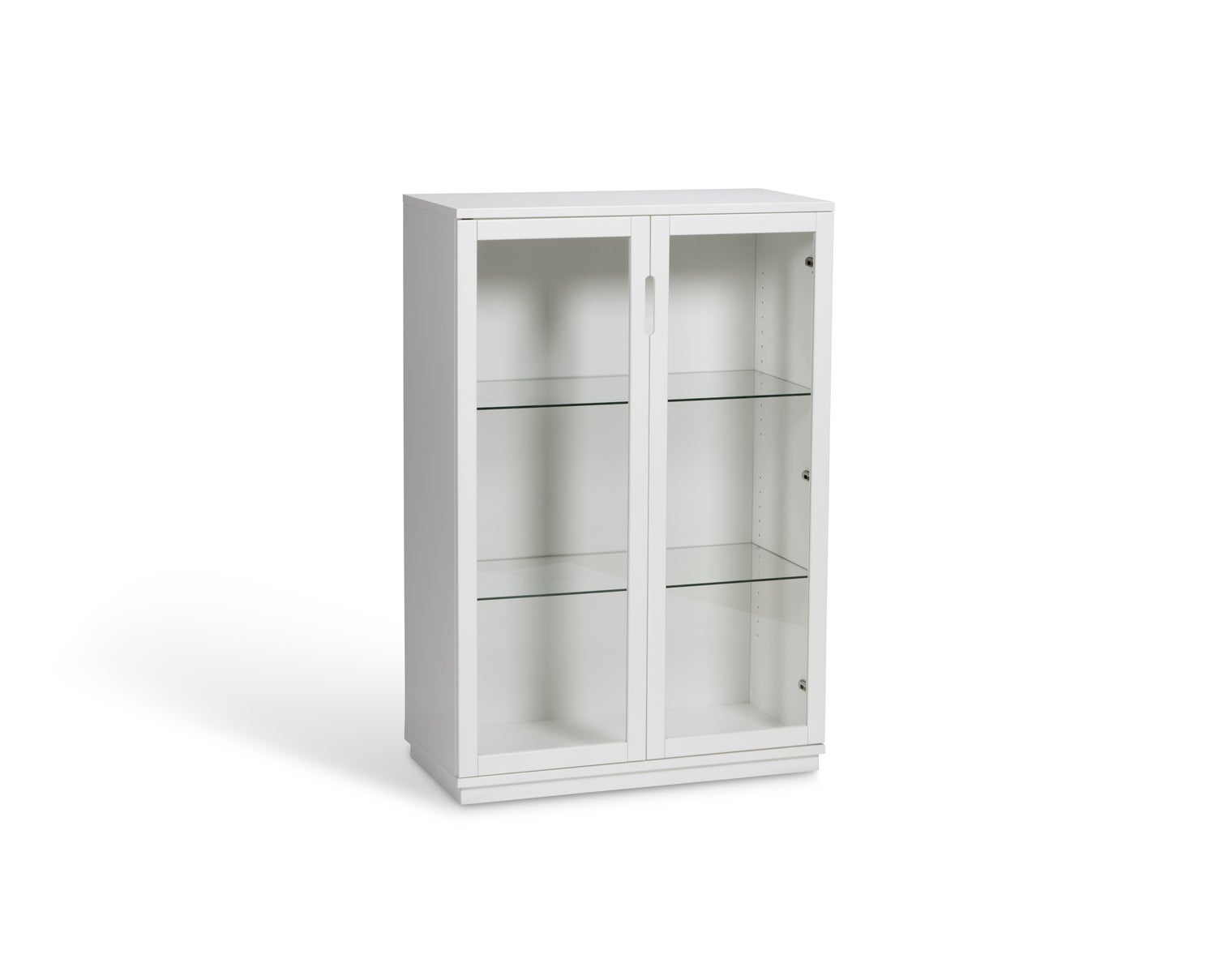 AOKO Skåp Glasdörrar Vit