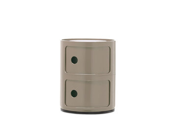 Componibili med två lådor i färgen Taupe