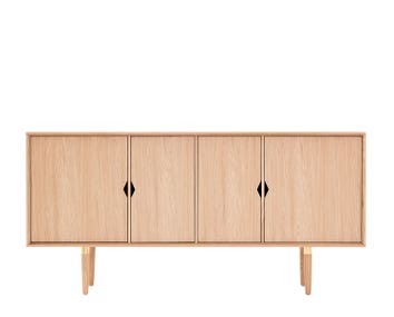 Unique sideboard i vitpigmenterad mattlackad ek från Andersen Furniture