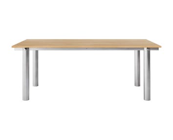 Ferm-Living-Atura-Matbord-200x90-Brushed-Steel-Natural-Oak-1