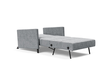 Cubed 02 Fåtölj med armstöd i tyget 565 Twist Granite