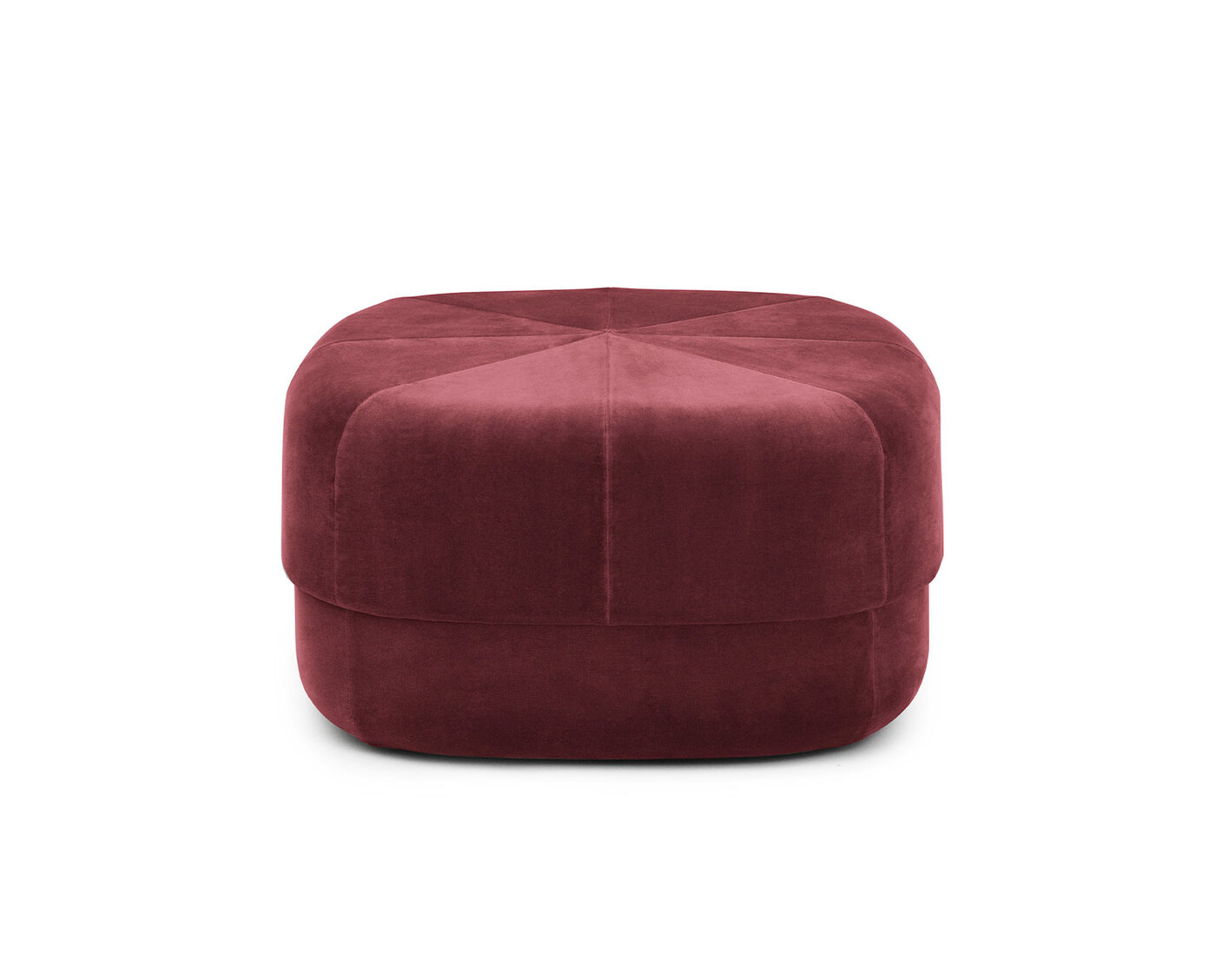 Circus Sittpuff Dark Red Stor