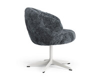 Fårskinn Charcoal | Vit