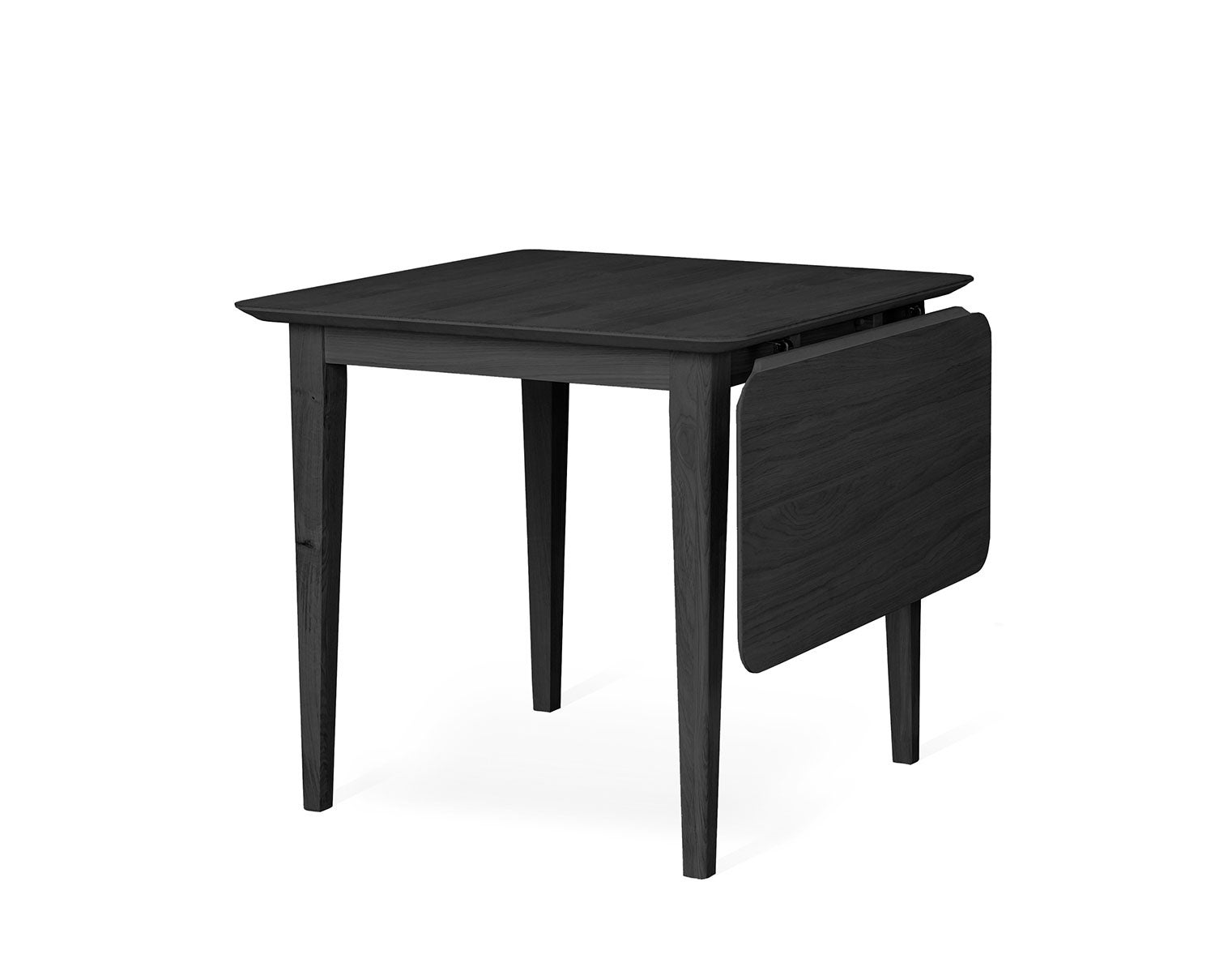 Ella klaffbord från Torkelson 80x80 cm svartbetsad ek