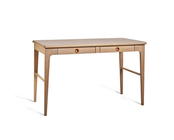 Höllviken Skrivbord Vitpigmenterad Ek