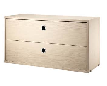 String Lådor 78x30 Ask