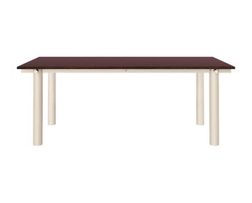 Ferm-Living-Atura-Matbord-200x90-Light-Cashmere-Burgundy-Linoleum-1