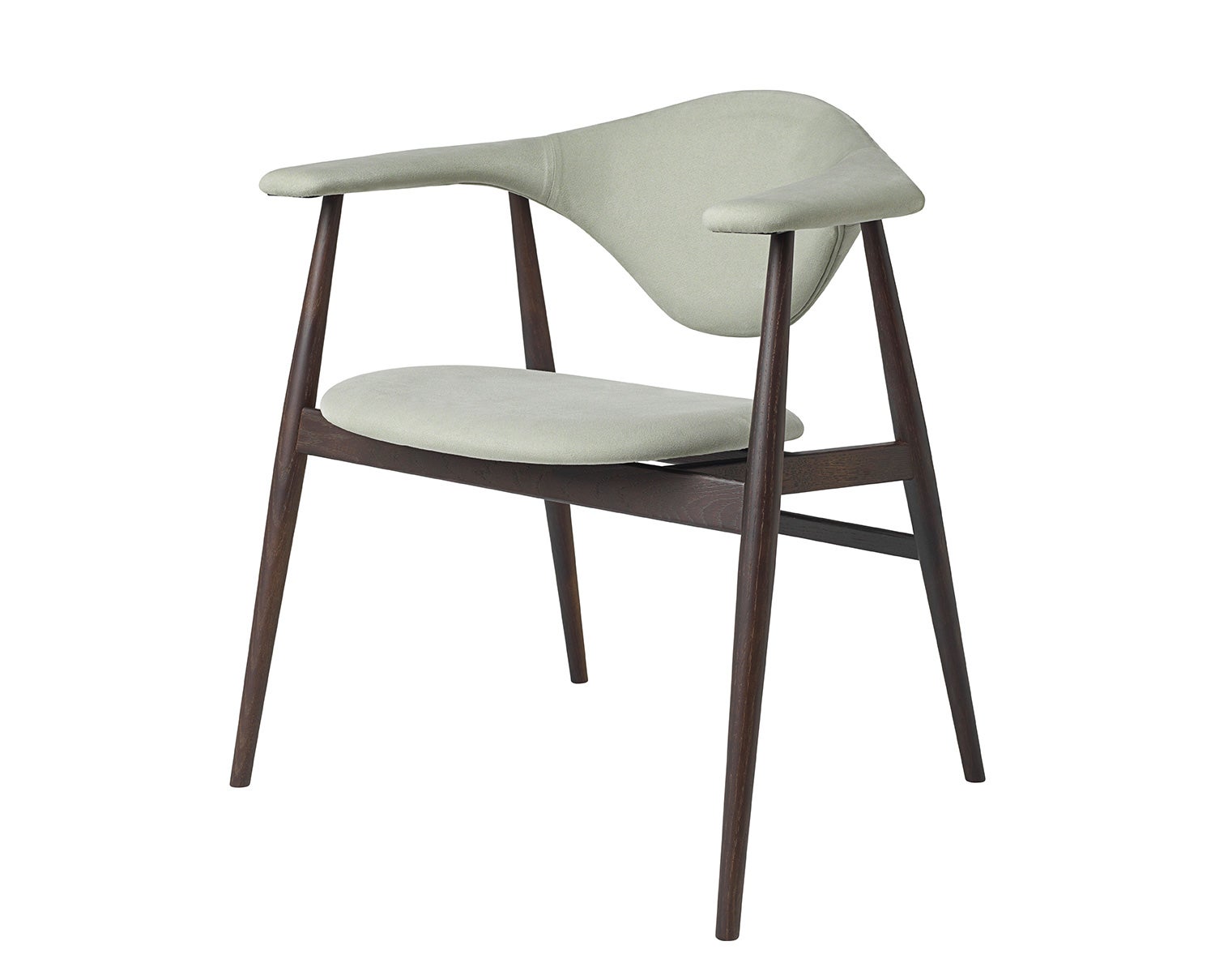 Masculo stol rökt ek, tyg JAB Jabana 1 3002 134