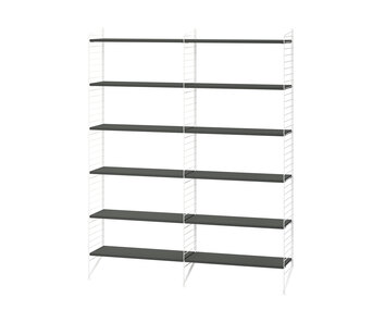 String Kombination Vardagsrum A Mörkgrå/Vit