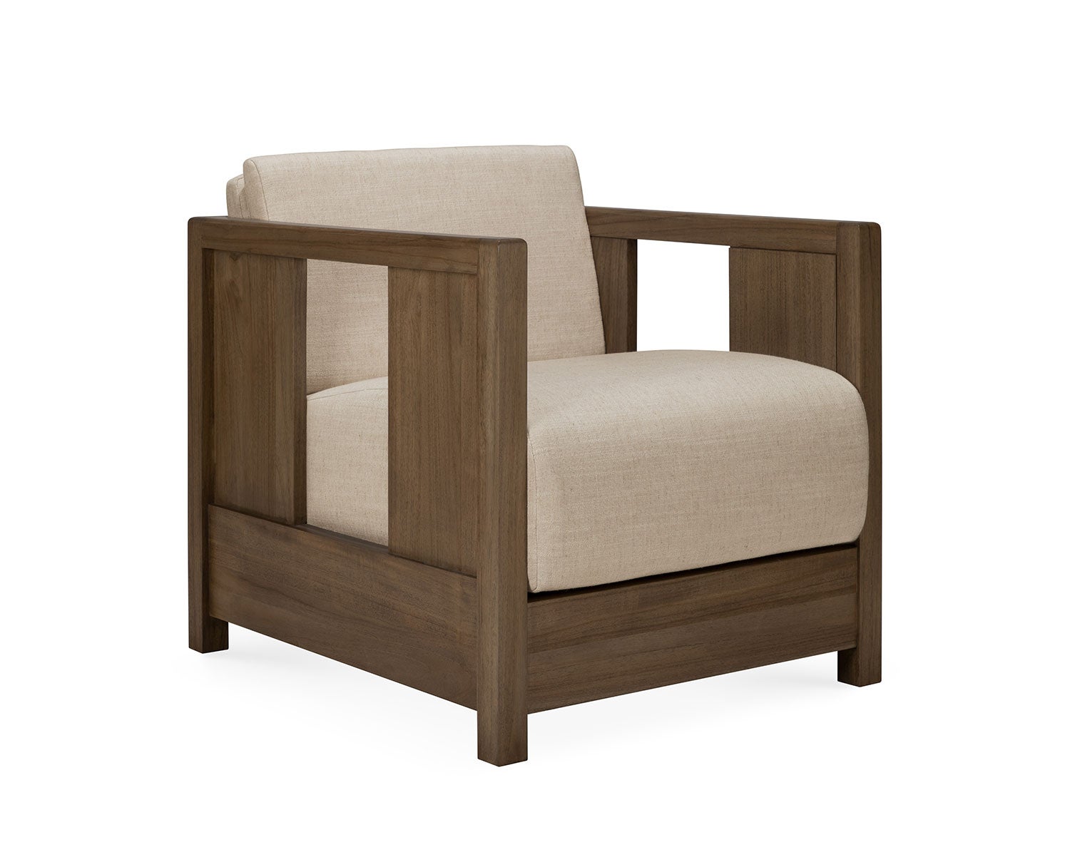 Ethnicraft-Roan-Lounge-Chair-Teak-Flax-Fabric
