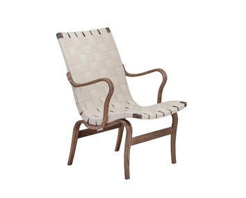 Eva Fåtölj Låg Sadel/Linnegjord