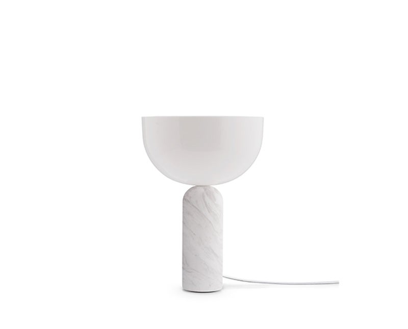 Kizu-Table-Lamp-White-Marble,-Small-White-Background