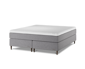 Family Aktiv Kontinentalsäng 180x200 i tyget Finja Ljusgrå