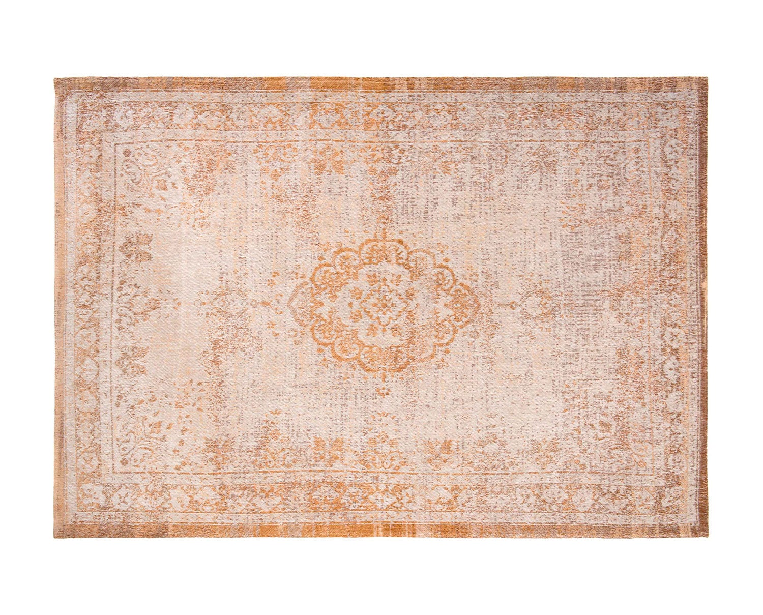Louis-De-Poortere-Medallion-Rug-Salmon