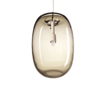 Pebble-pendel-long-Varmgra_glas