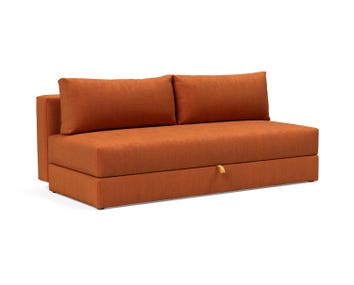 Osvald Bäddsoffa i tyget 412 Esina Rust Orange