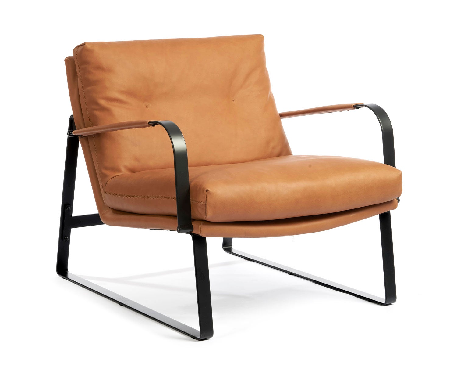 Conform-Shabby-Chair-Black-Metal-Leather-Jesolo-Cognac