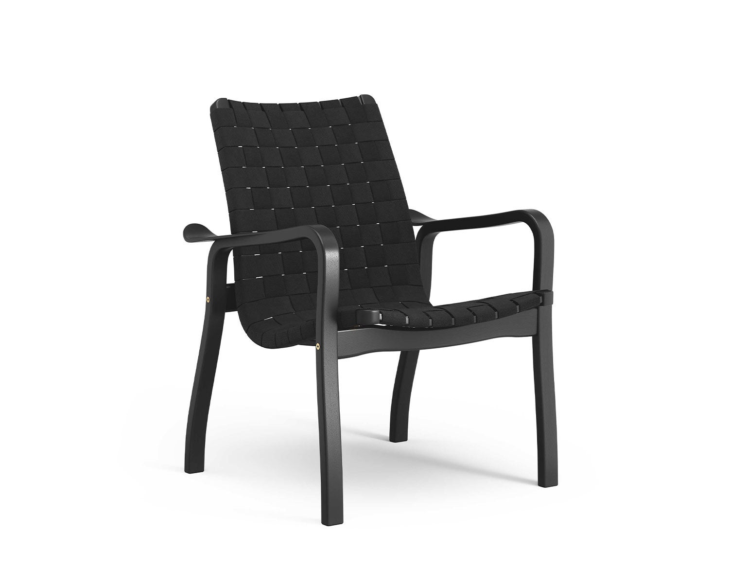 Swedese-Primo-Low-Black-Stained-Beech-Saddle-Girth-Black