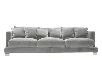 Colorado 4-sits soffa, tyg Malibu velvet 2 grey