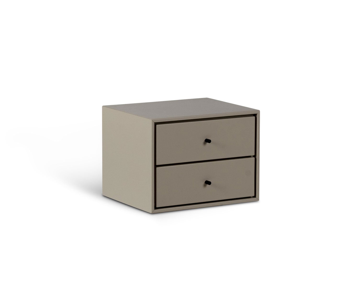 VOLT Sängbord Vägghängt Beige / Svart