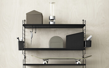 Svartmetall Stringhylla Inspiration till tonårsrummet