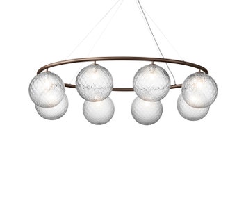 Nuura-Miira-8-Oval-Chandelier-Dark-Bronze-Optic-Clear